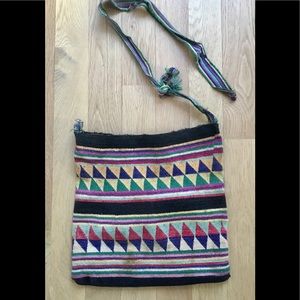 Guatemalan handwoven bag vintage